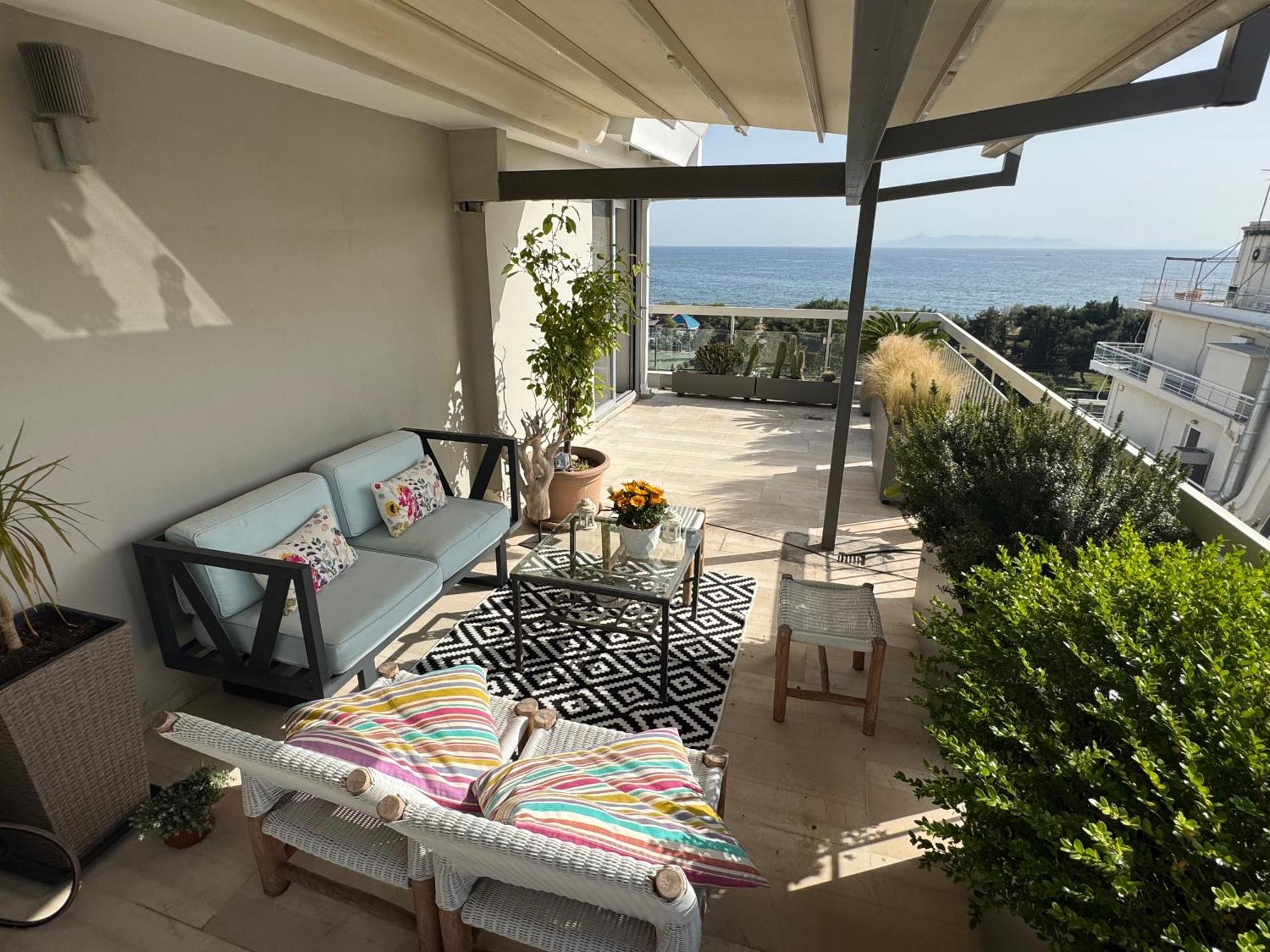 شقة Sea Horizon Penthouse Flat أثينا المظهر الخارجي الصورة